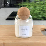 Cork Ball Glass Jar - Small 500ml