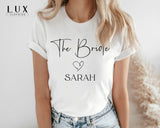The Bride Personalised T-Shirt - White|Black|Grey