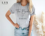 The Bride Personalised T-Shirt - White|Black|Grey