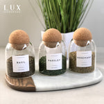 Cork Ball Glass Jar - Small 500ml