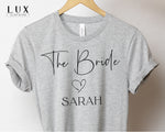 The Bride Personalised T-Shirt - White|Black|Grey