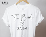 The Bride Personalised T-Shirt - White|Black|Grey
