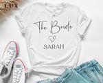 The Bride Personalised T-Shirt - White|Black|Grey