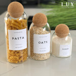 Cork Ball Glass Jar - Small 500ml