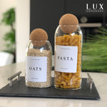 Cork Ball Glass Jar - Large 1200ml